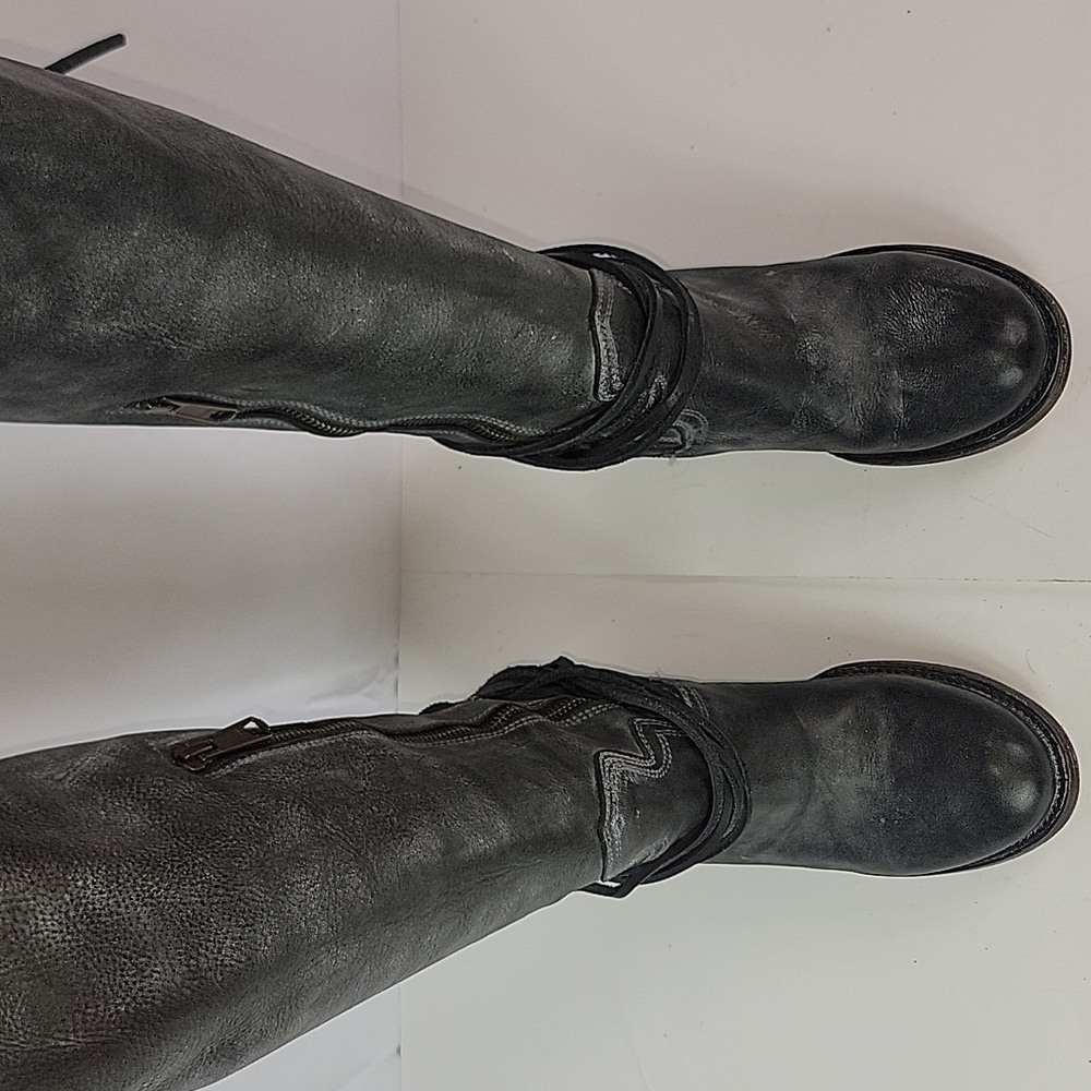 Freebird By Steven Coal Tall Lace-up Women's Boots - Picture 9 of 12